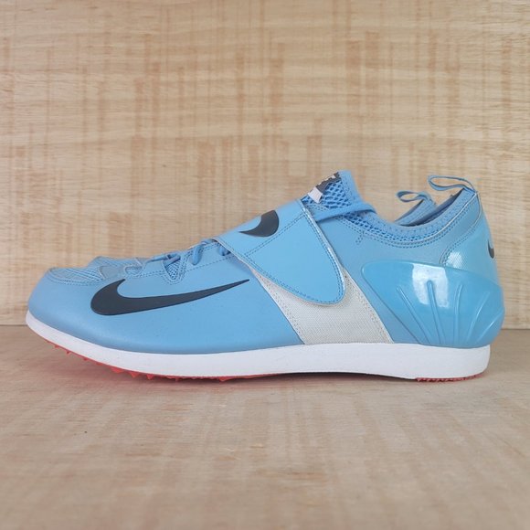 Nike Zoom Pole Vault Elite Track & Field Spikes Blue White Red Mens Size 14 - Picture 2 of 11
